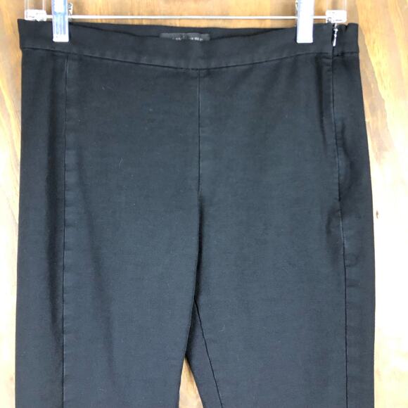 Banana Republic Women Pants Black Devon Ankle Side Zip Pull on Stretch 8 - Picture 2 of 11